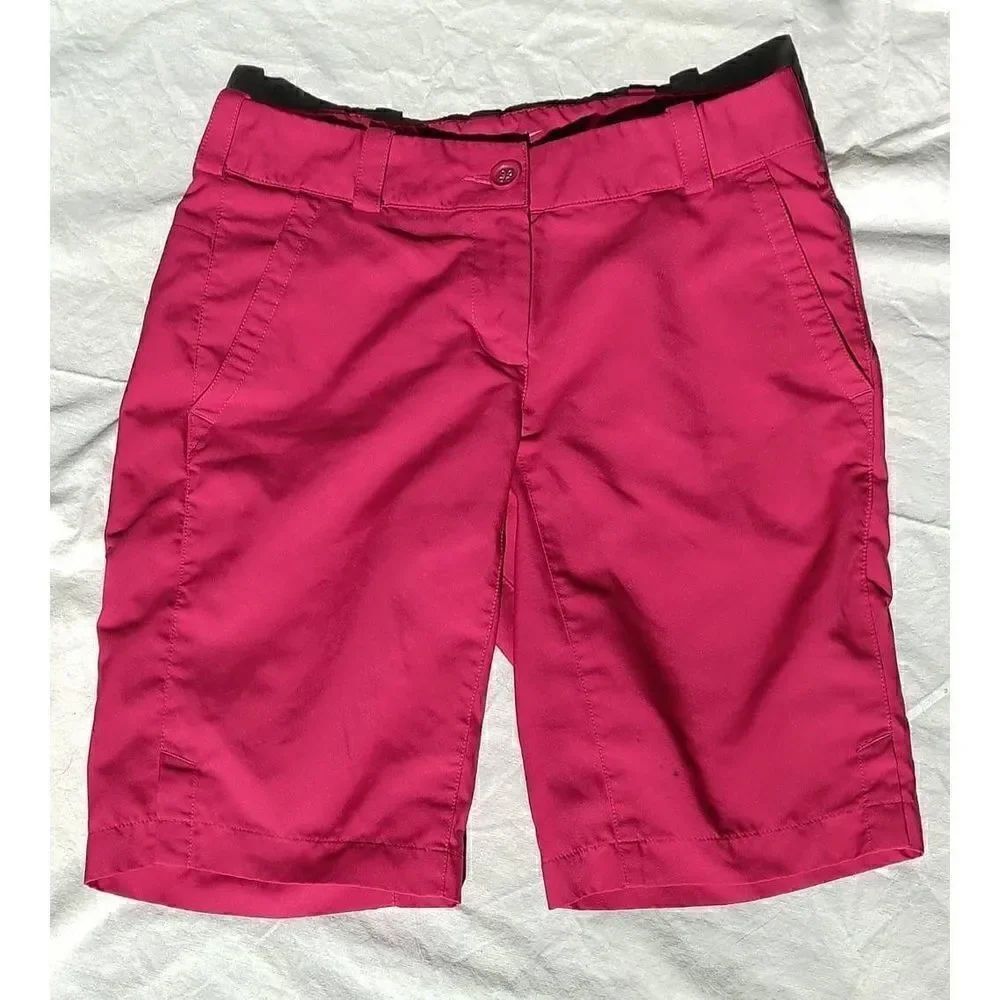 Nikegolf Women's Tour Performance Pink Shorts Size 2 Dryfit